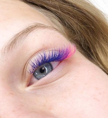 couleur extension de cils