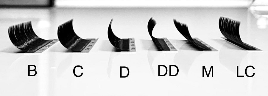 courbure extension cils