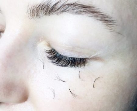 extensions de cils qui tombent