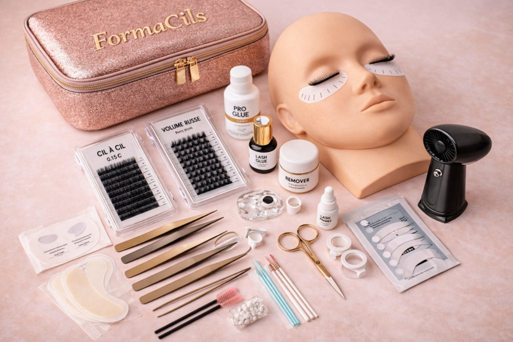 kit de formation extension de cils offert